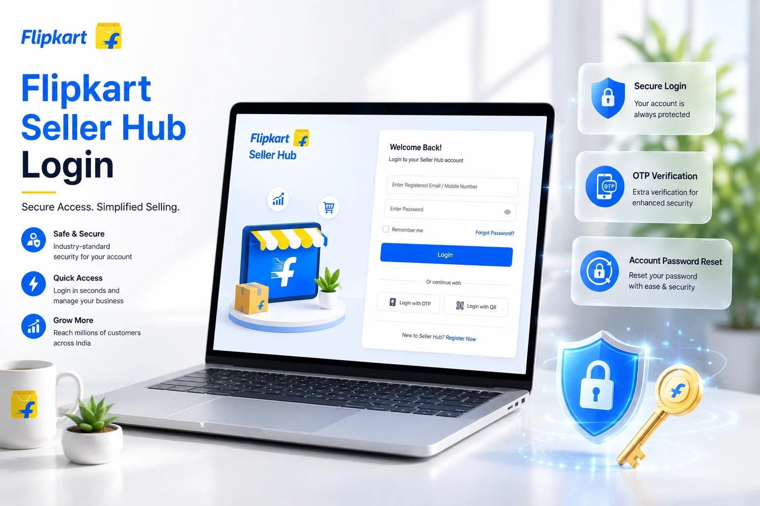 Flipkart Seller Login - Access Seller Hub Dashboard Easily | Private Crop