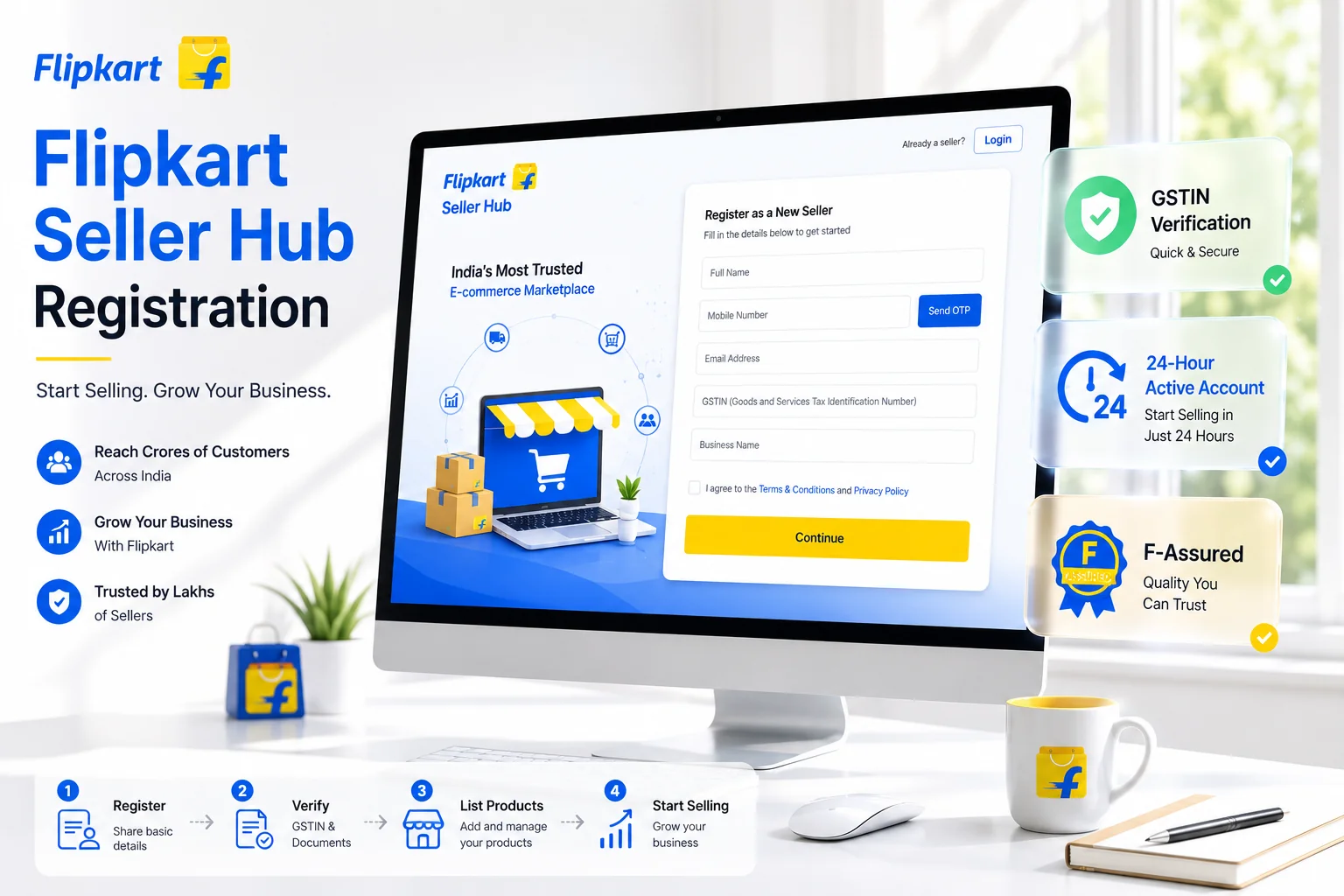 Flipkart Seller Registration - GST Process & Product Listing Guide | Private Crop