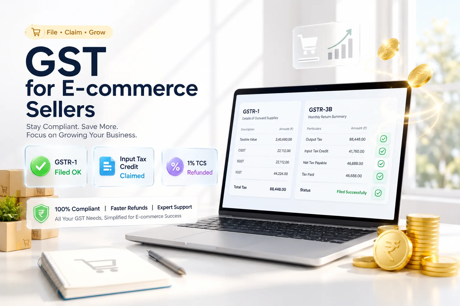 GST for E-commerce Sellers: Simple Guide to Filing & Compliance